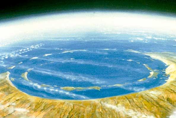 Imagen principal del artículo El cráter de Chicxulub: ecos de una catástrofe antigua