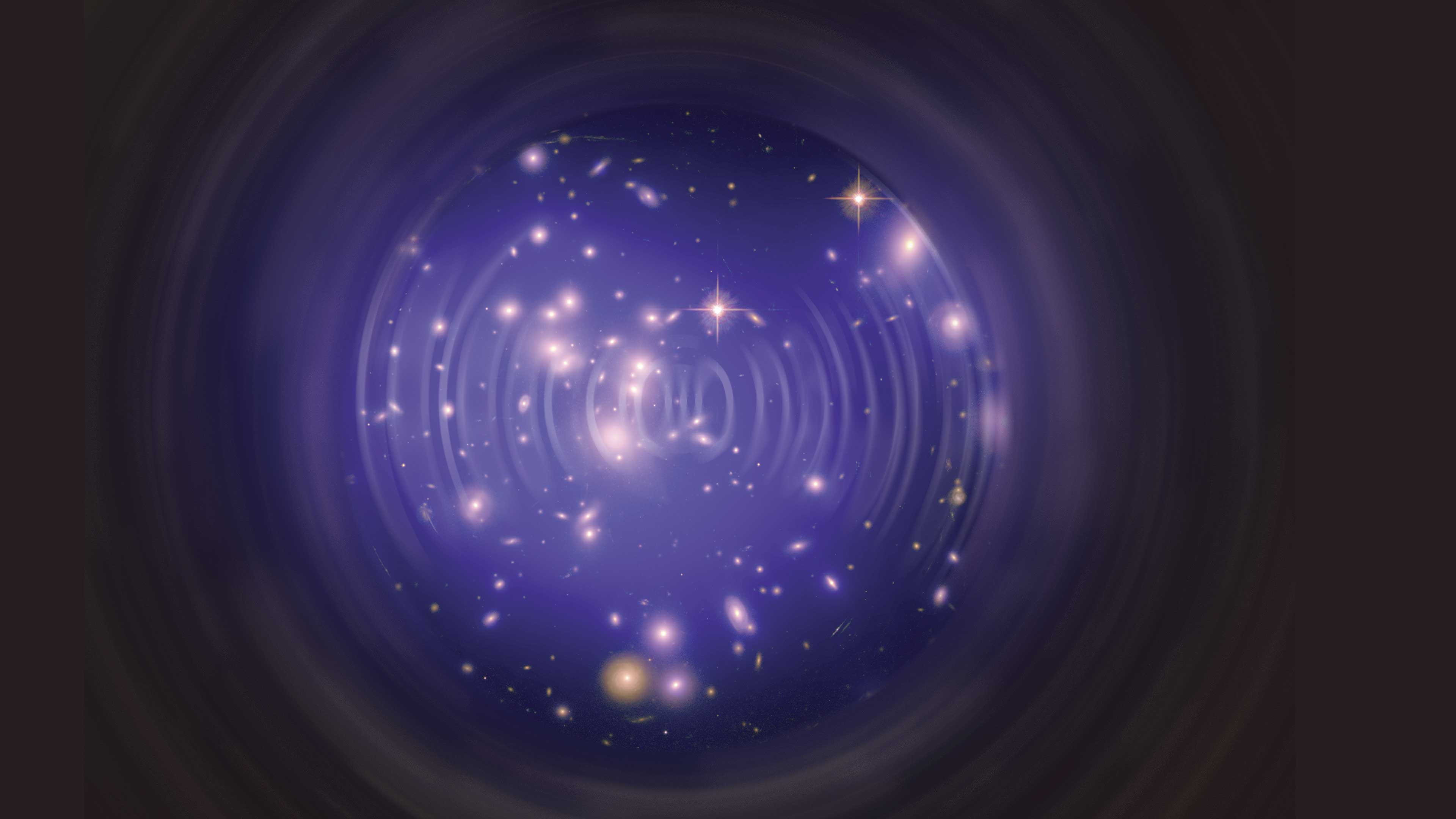 Imagen principal del artículo Lentes gravitacionales: telescopio natural