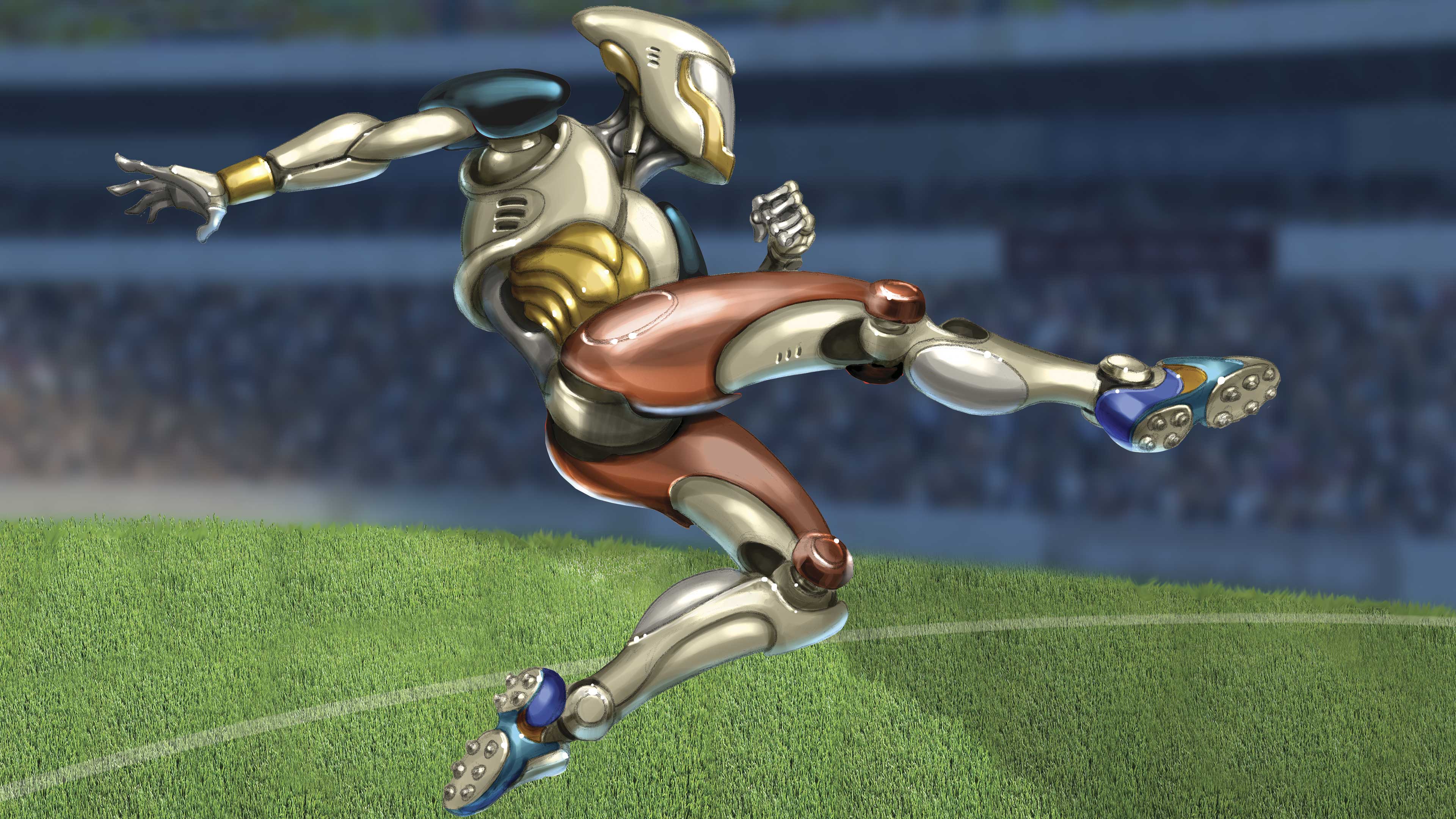 Imagen de Robots que juegan al futbol