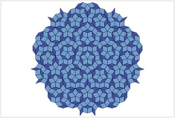 Imagen principal del artículo Cuasicristales. Mosaicos y matemáticas
