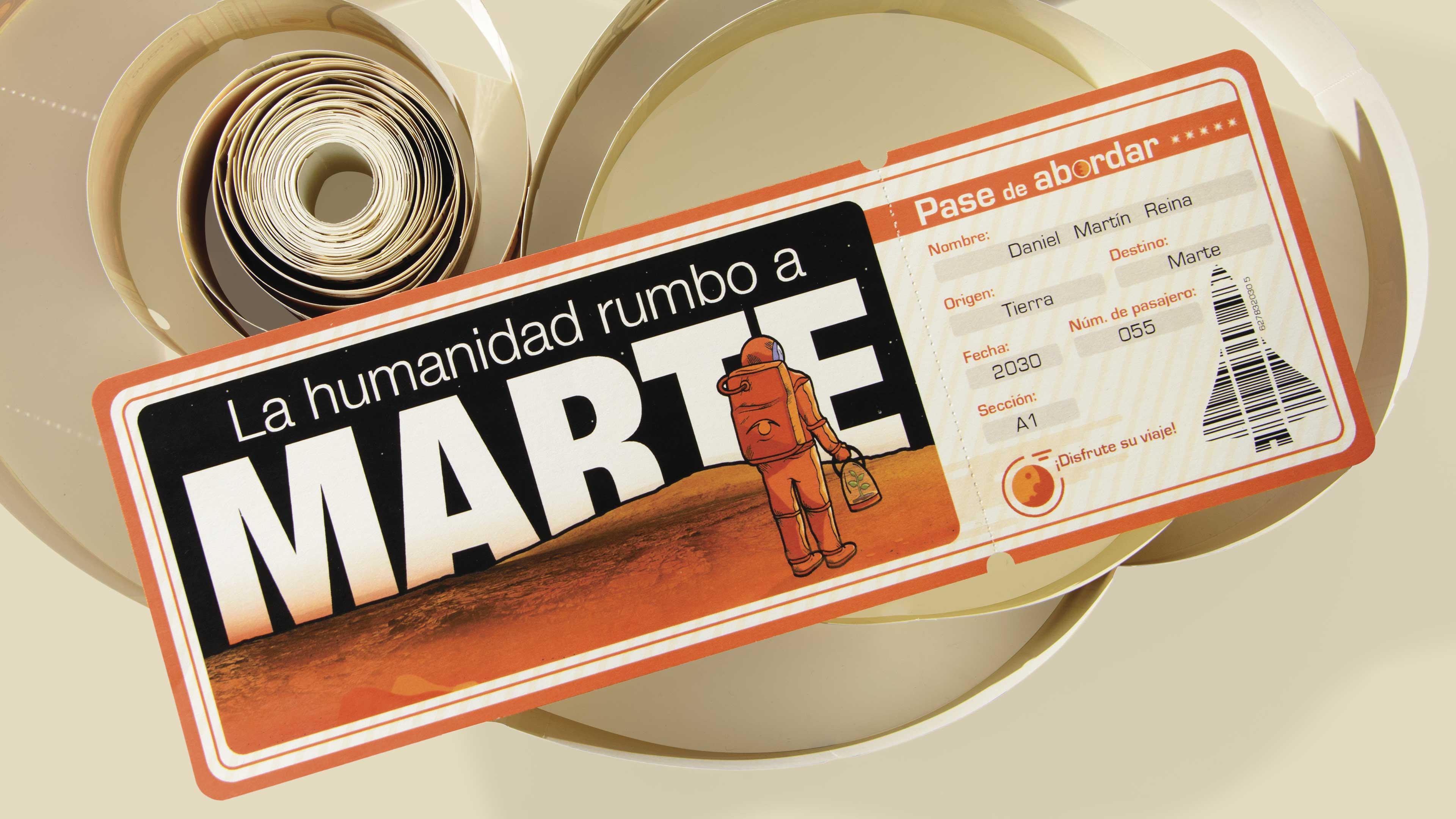 Imagen de La humanidad rumbo a Marte