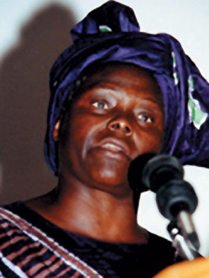 Fotografía de Wangari Maathai
